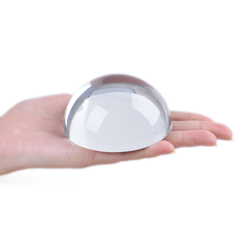 Lens Ball Crystal - Crystal Sphere Magnifying Nửa Bóng 80