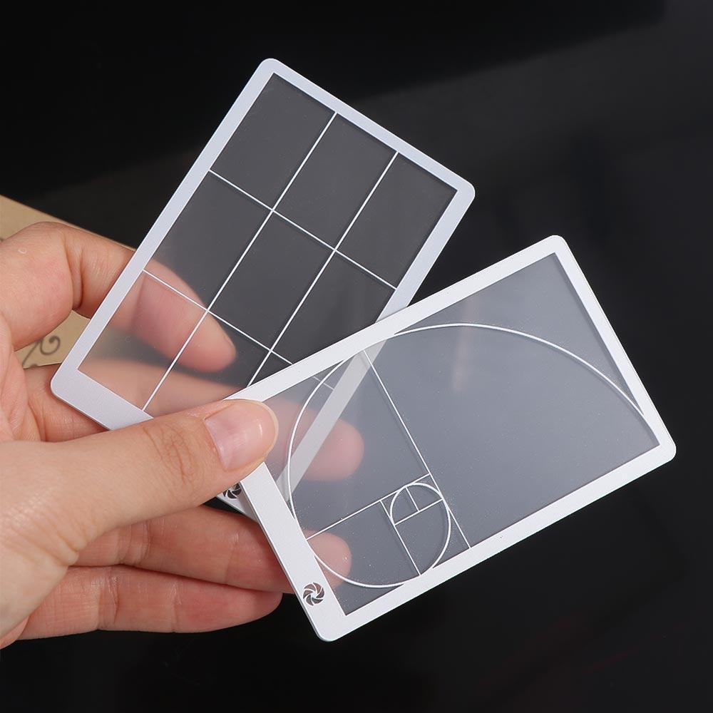 Photography Composition - Adults Transparent Viewfinder Ruler Composition Drawing