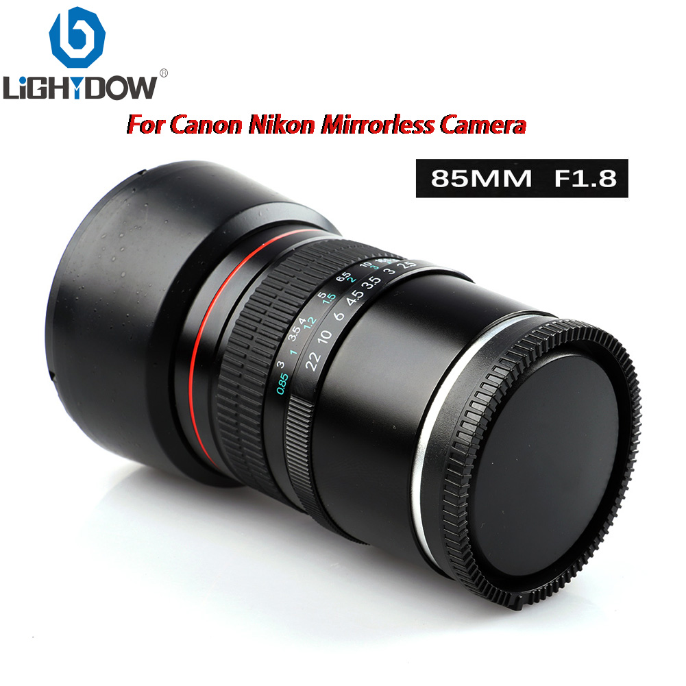 Nikon Camera D3500 - Lightdow 85mm F1.8 Medium Telephoto Manual