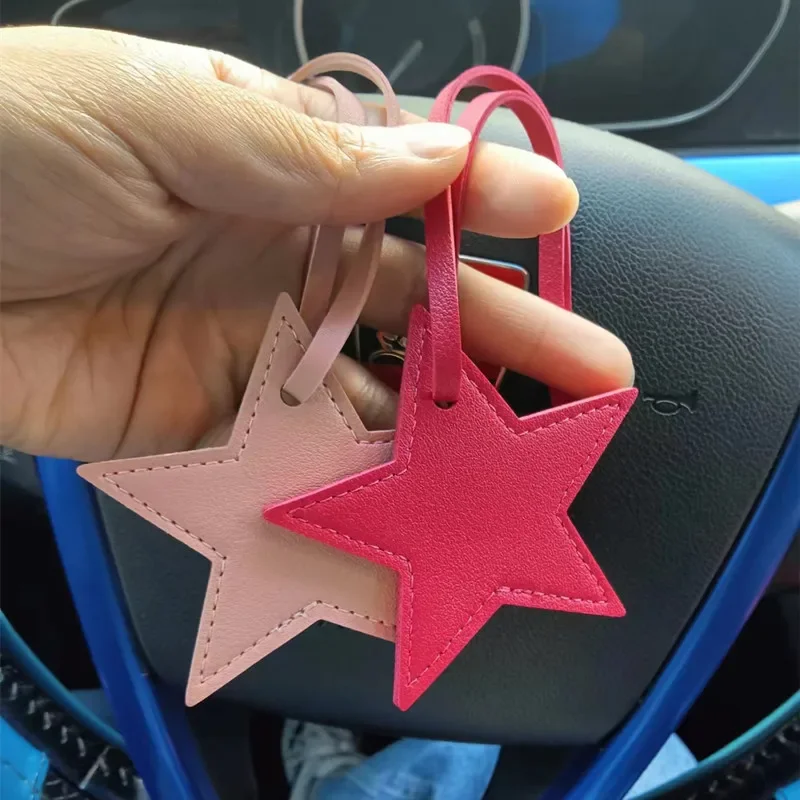 Photography Rules - Star PU Leather Tassels Keychain Charms