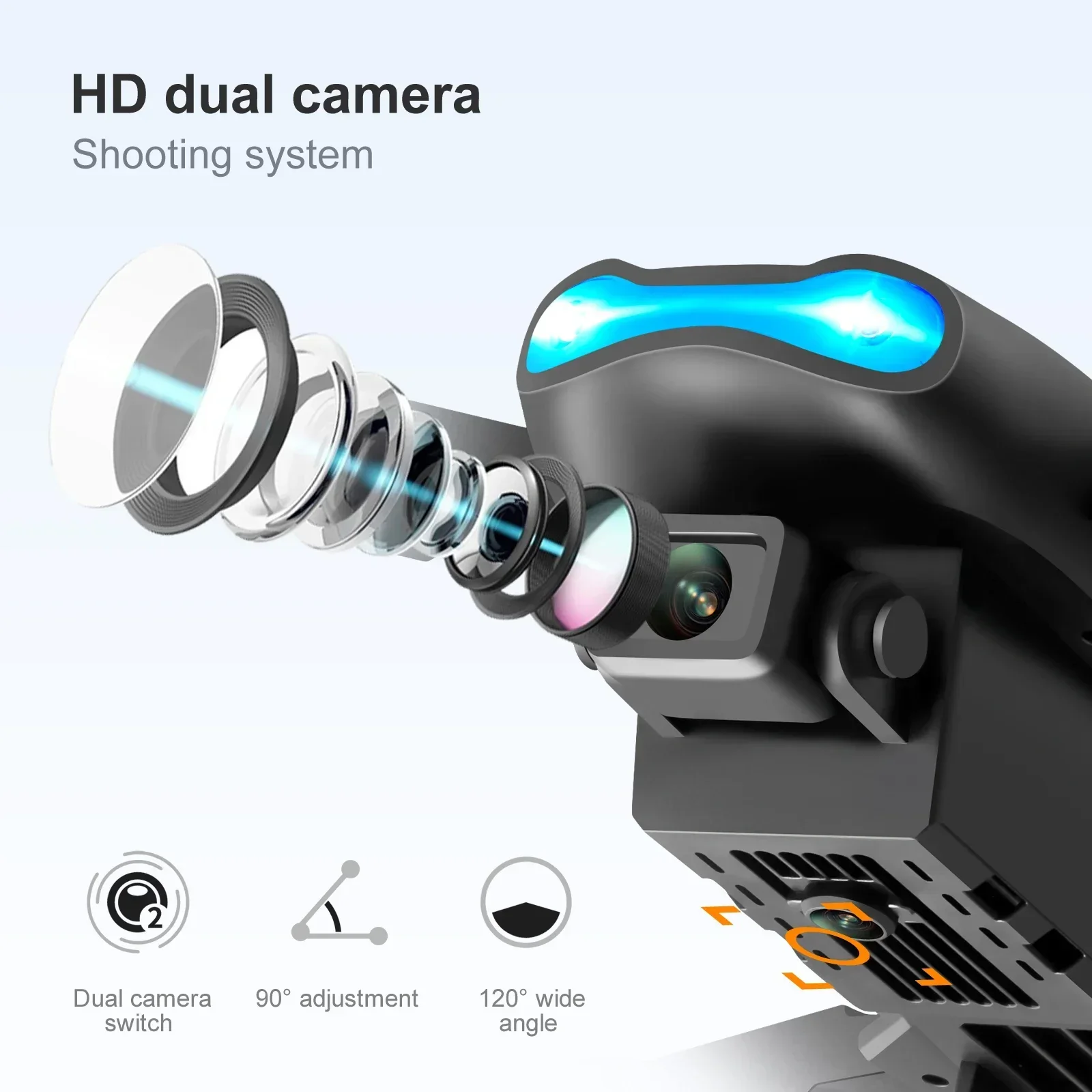 New E99 Pro HD 4K Drone Dual C - đánh giá và giá Photography Drone