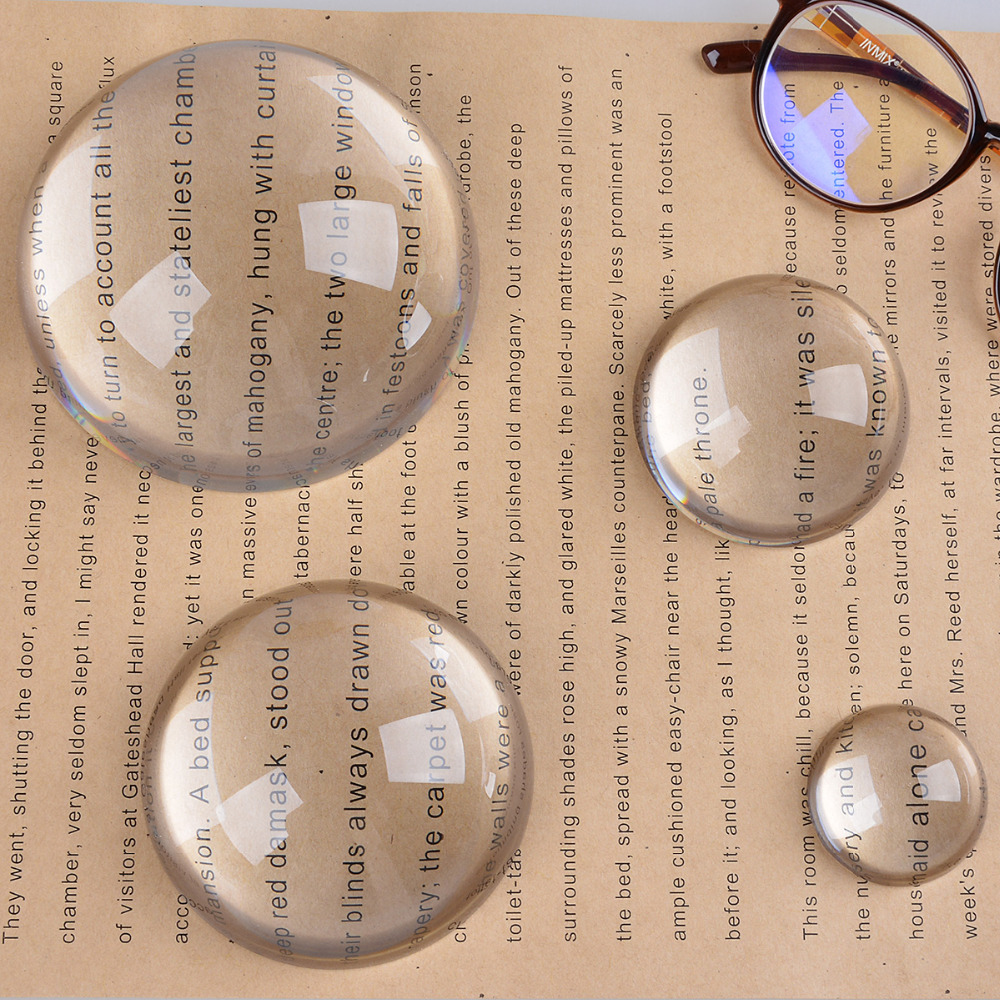Crystal Sphere Magnifying Nửa  - đánh giá và giá Lens Ball Crystal