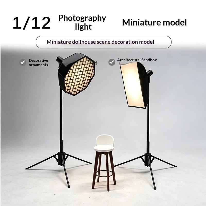 【BS】1/12 Mini Studio Light Sof - đánh giá và giá Photography Natural Lighting