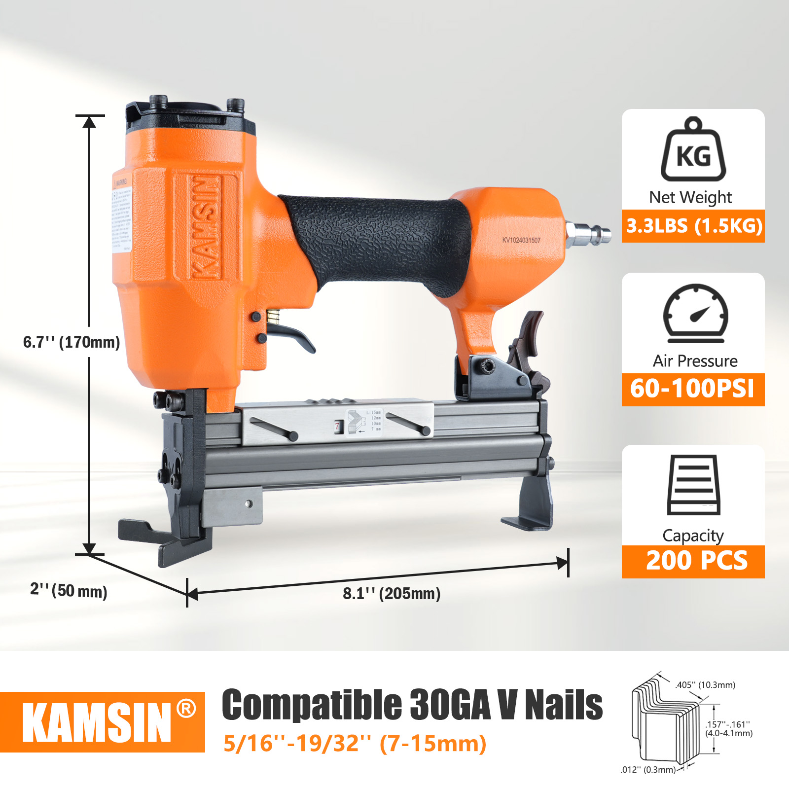 Pneumatic V Nail Gun 30G Pictu - đánh giá và giá Photography Angles