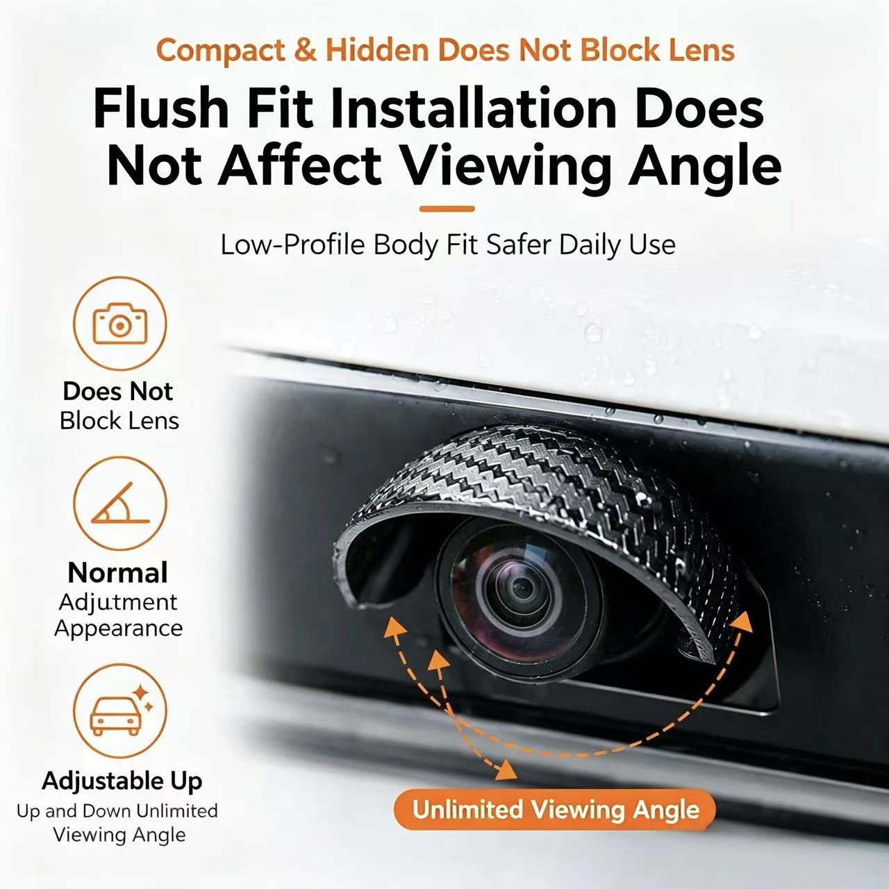 Carbon Fiber Soft PVC Backup C - đánh giá và giá Camera Rain Cover