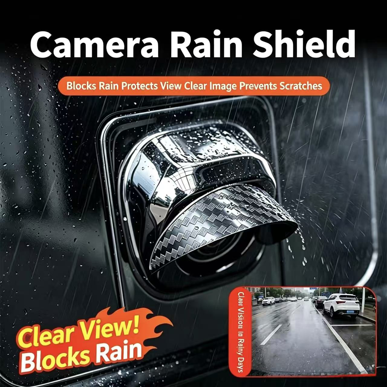 Carbon Fiber Soft PVC Backup C - đánh giá và giá Camera Rain Cover