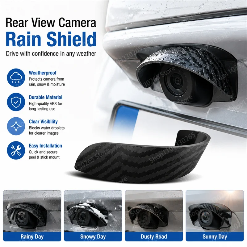 Automotive universal reverse c - đánh giá và giá Camera Rain Cover