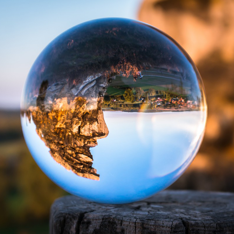 50/60/70/80/90/100/110Mm Chụp  - đánh giá và giá Lens Ball Crystal