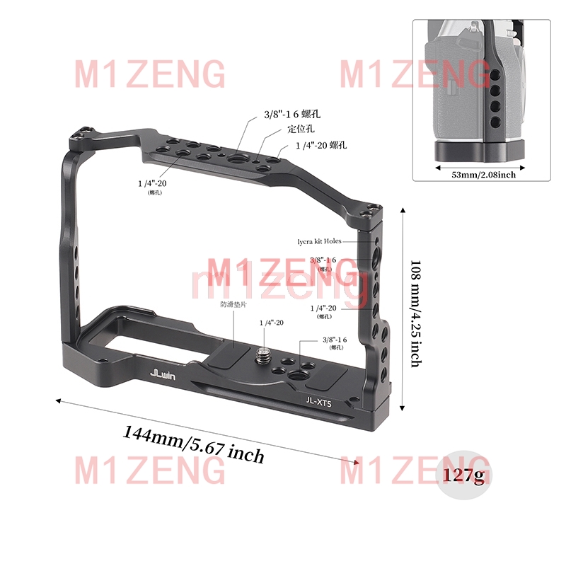 XT5 Alloy Rabbit cage Rig Hand - đánh giá và giá Fujifilm Camera X-T5