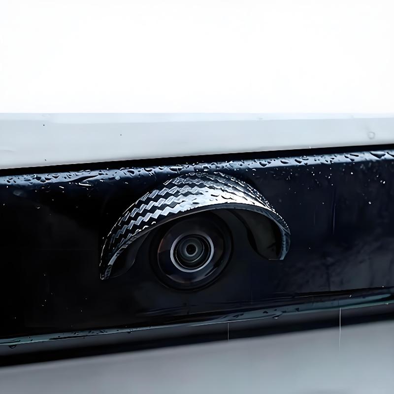 Carbon Fiber Car Rear View Cam - đánh giá và giá Camera Rain Cover