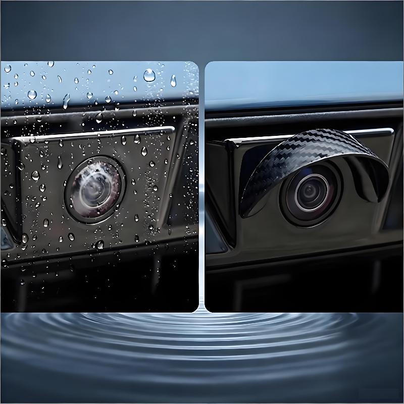 Carbon Fiber Car Rear View Cam - đánh giá và giá Camera Rain Cover