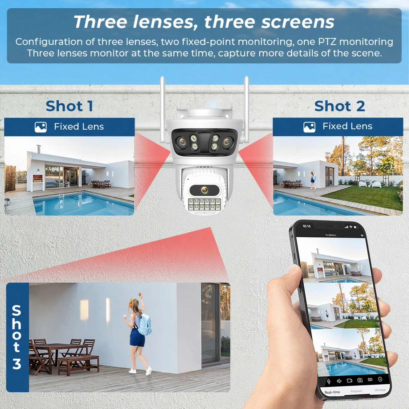 12MP 6K Outdoor Wifi Camera IC - đánh giá và giá Photography Angles