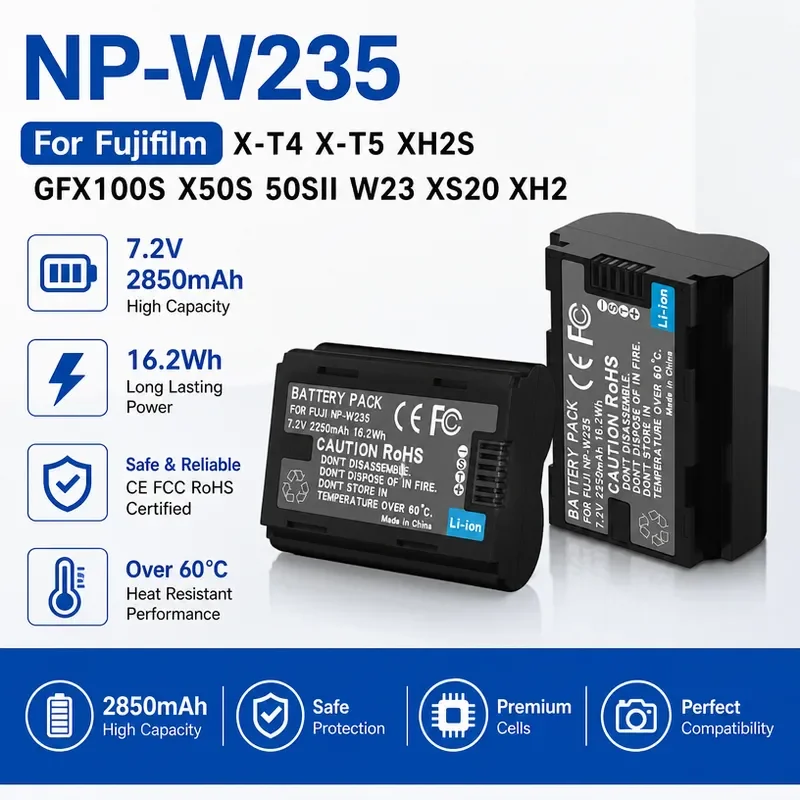 [New] [NP-W235] for Fujifilm W - đánh giá và giá Fujifilm Camera X-T5