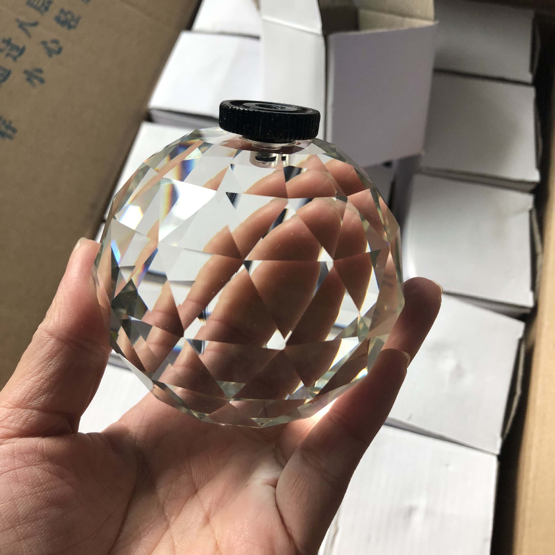 Suncatcher Quả Cầu Pha Lê Lăng - đánh giá và giá Lens Ball Crystal