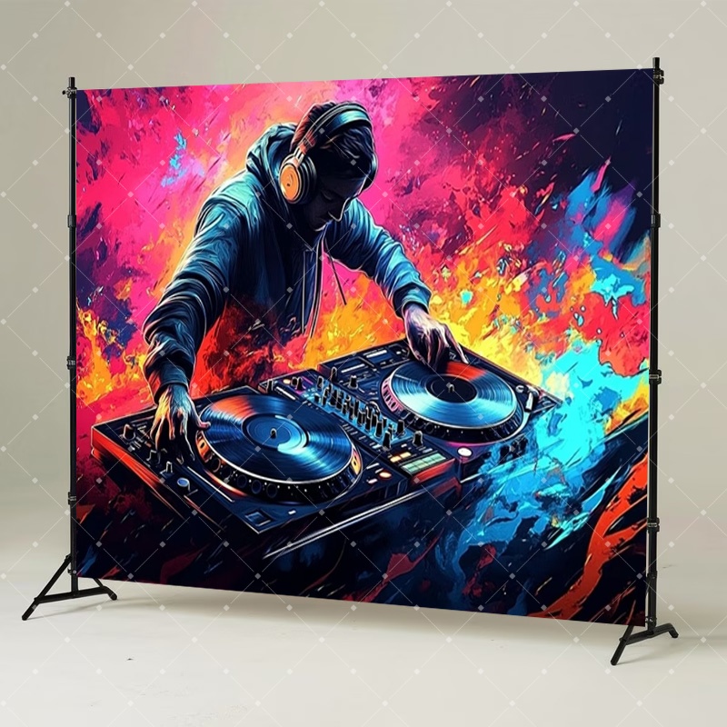 Hip Hop Music DJ Party Decorat - đánh giá và giá Photography Composition