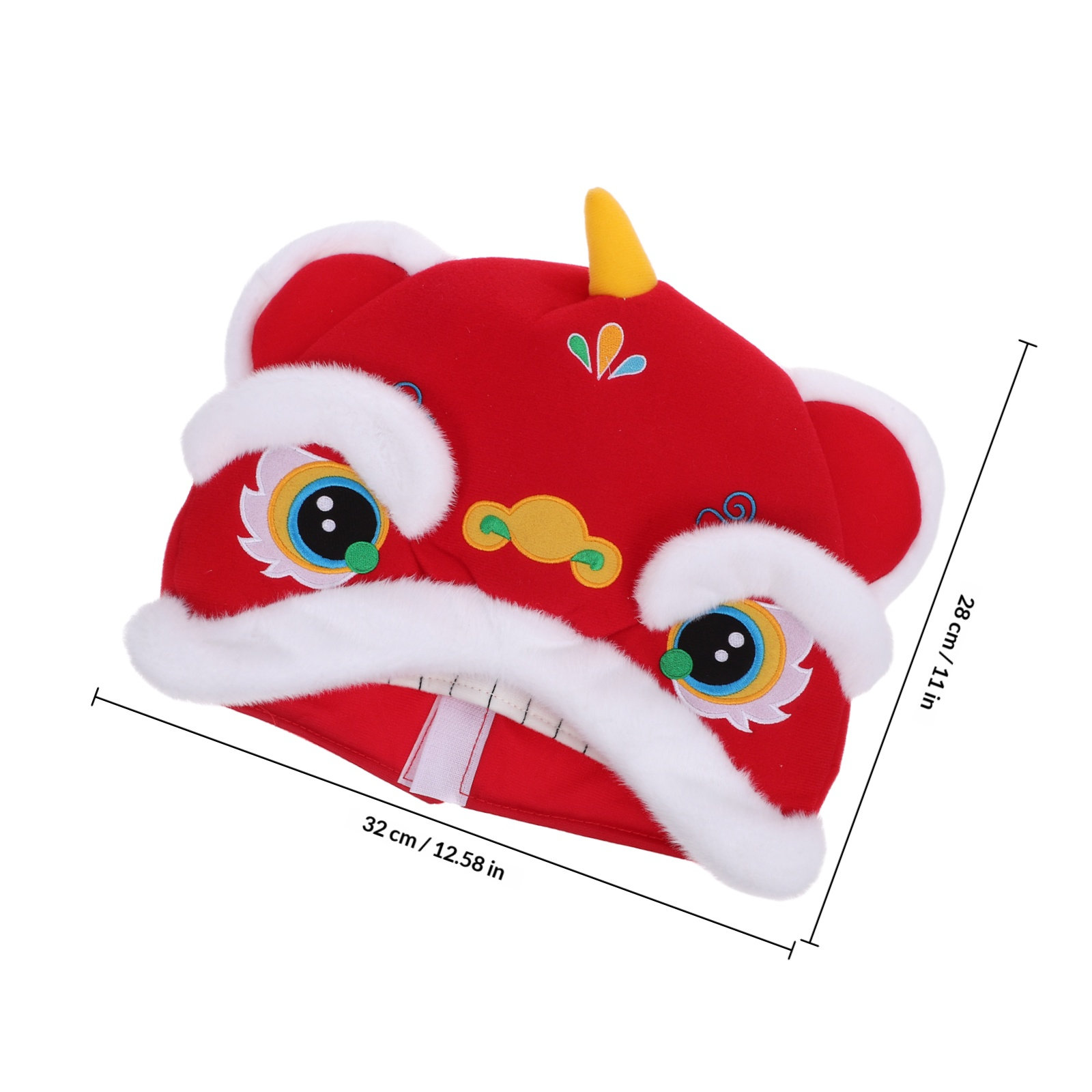 Chinese New Year Lion Head Hat - đánh giá và giá Photography Year