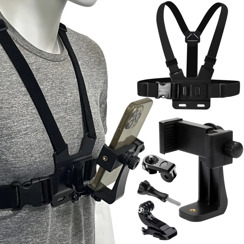 Phone Chest Strap Mount Belt f - đánh giá và giá Gopro Action Camera Hero 13 Black