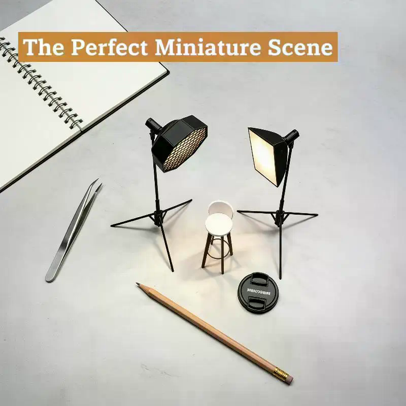 1/12 Mini Studio Light Softbox - đánh giá và giá Photography Natural Lighting