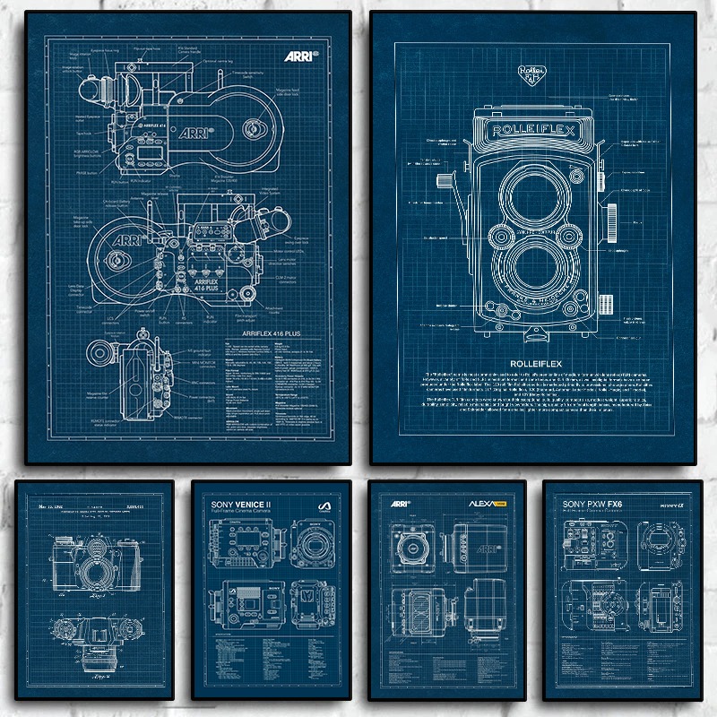 Vintage Leica Camera Blueprint - đánh giá và giá Photography And Videography